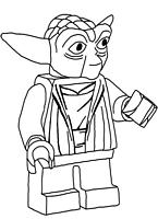 kolorowanki Lego Star Wars Yoda, malowanka do wydruku numer  8